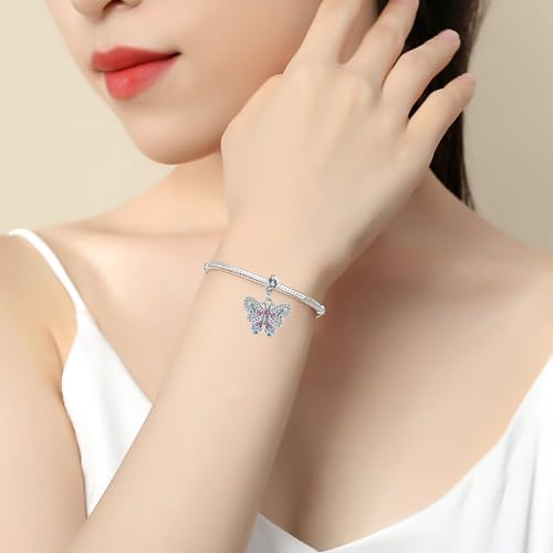 Mariposa de Corazones Rosa