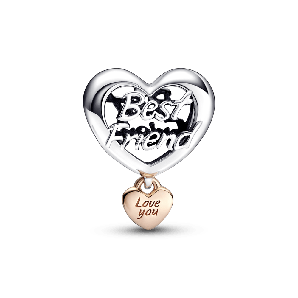 Corazon Best Friend Plateado