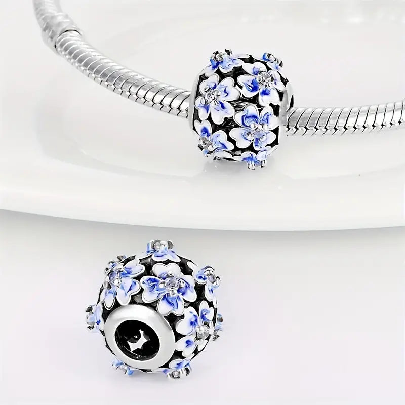 Esfera de Flores Azules