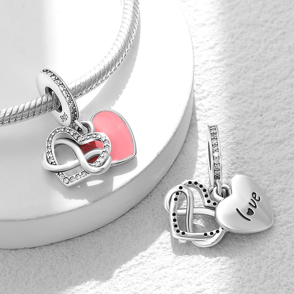 Colgante Corazon + Infinito
