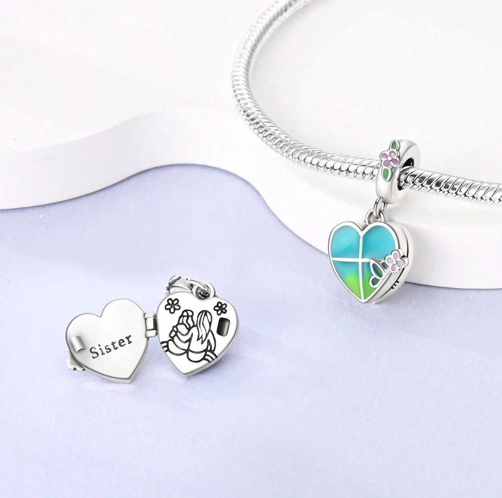 Corazón Verde y Flores