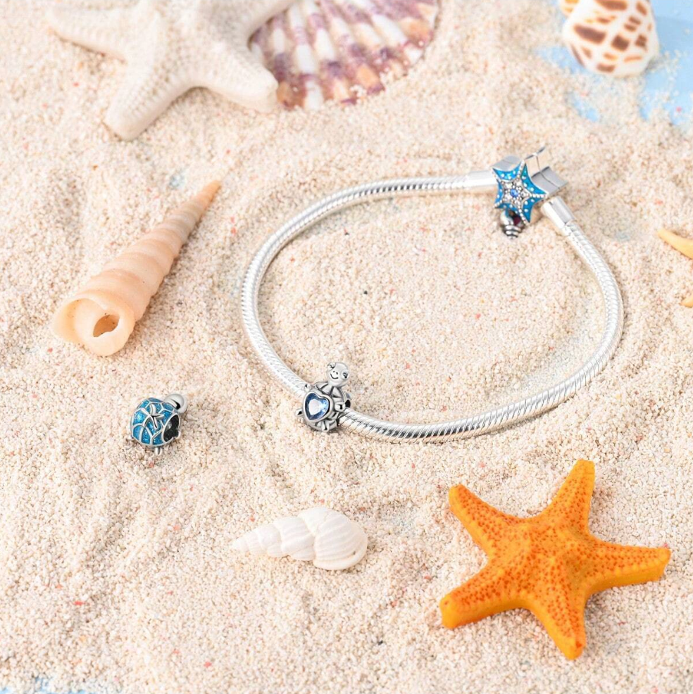 Tortuga Azul y Corazón Azul