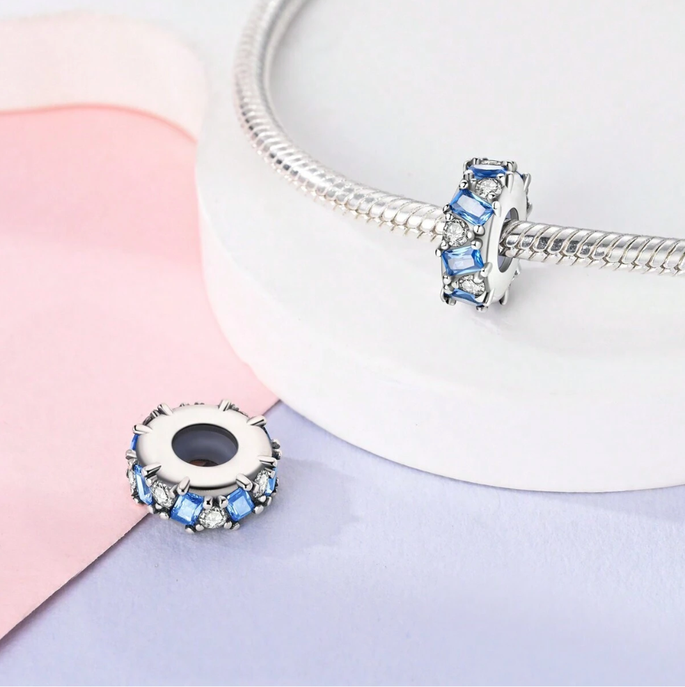 Abalorio de Piedra Azul