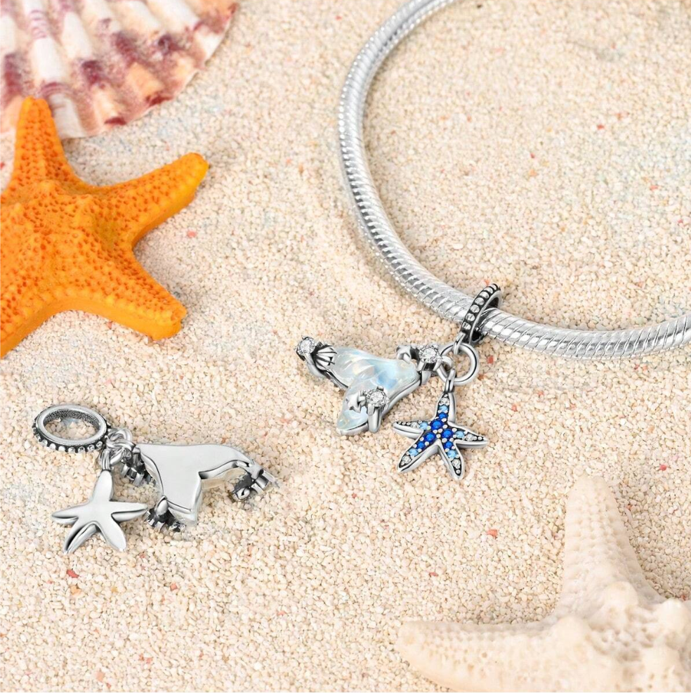 Cola de Ballena Opal y Estrella de Mar