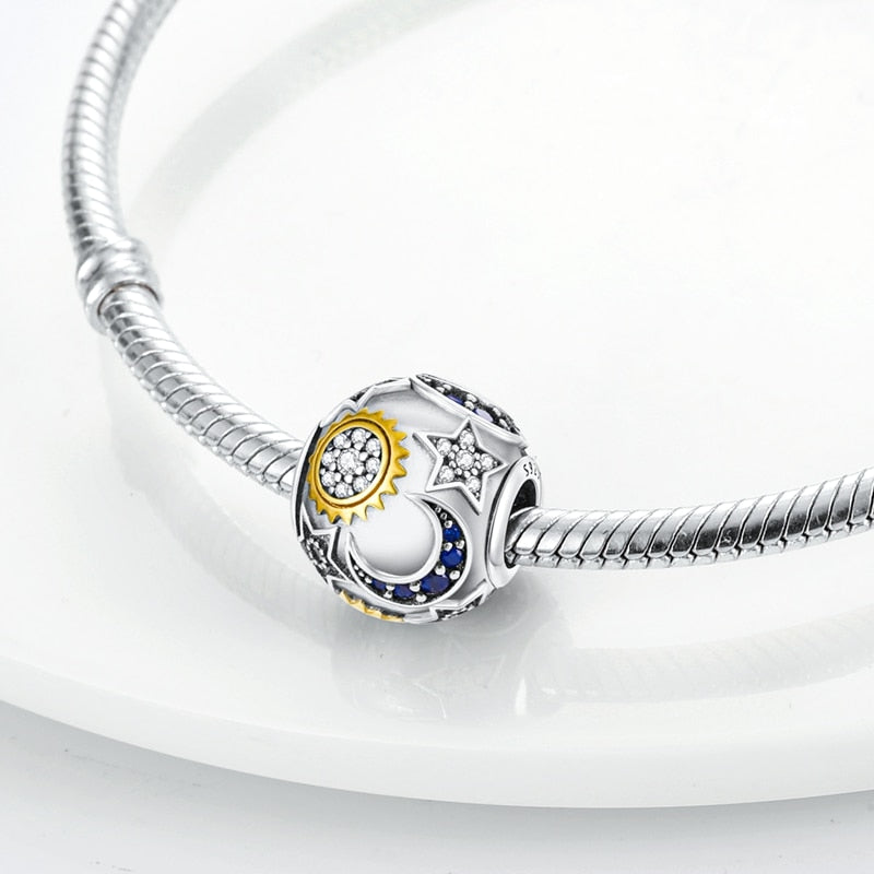 Esfera de Luna & Estrellas Diamantadas