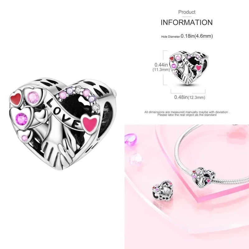 Corazón de Manos Entrelazadas "Love"