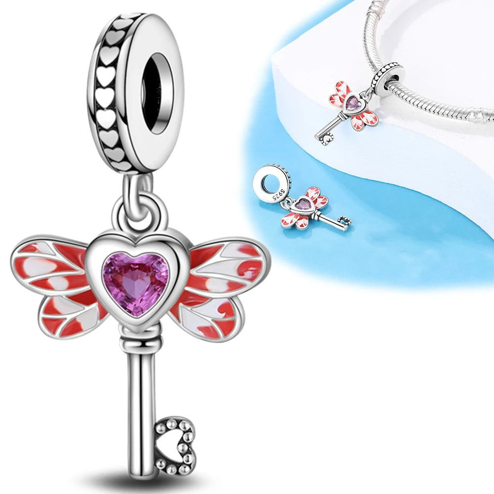 Llave Corazon Rosa