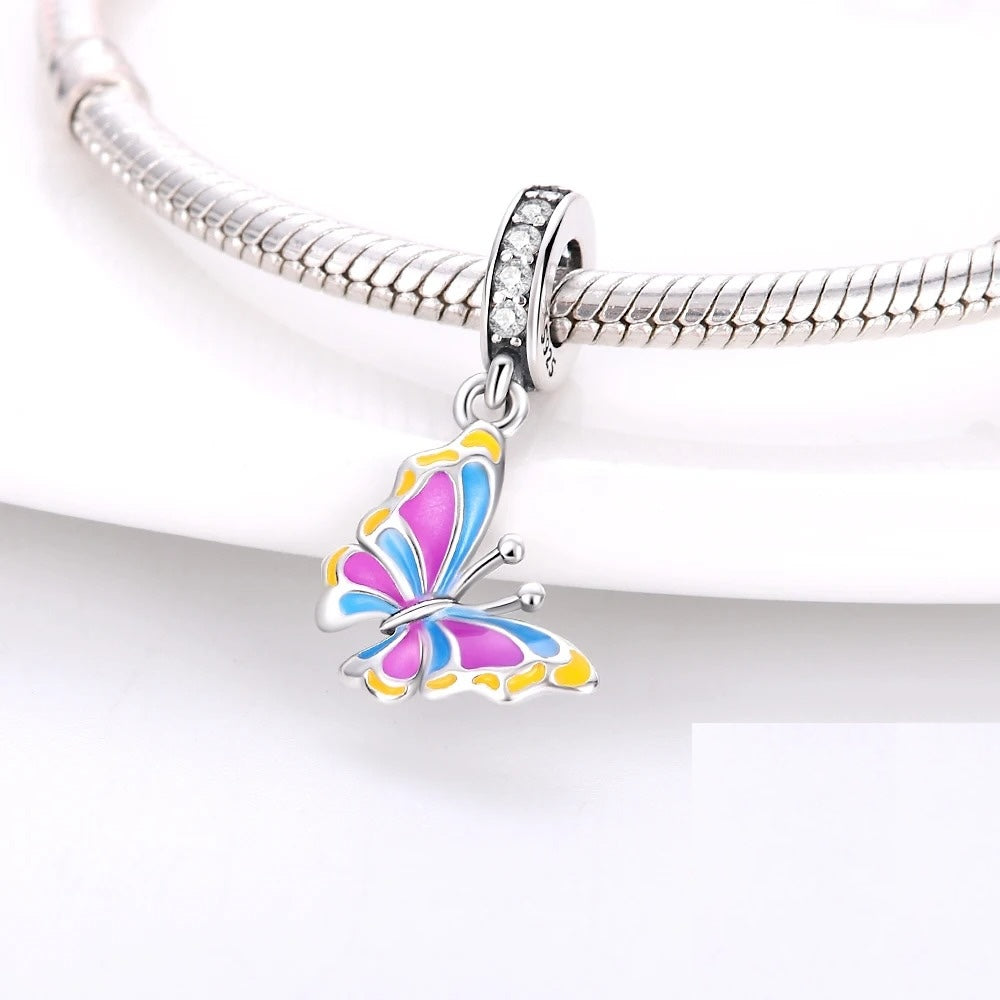Mariposa de Colores Fluorescente