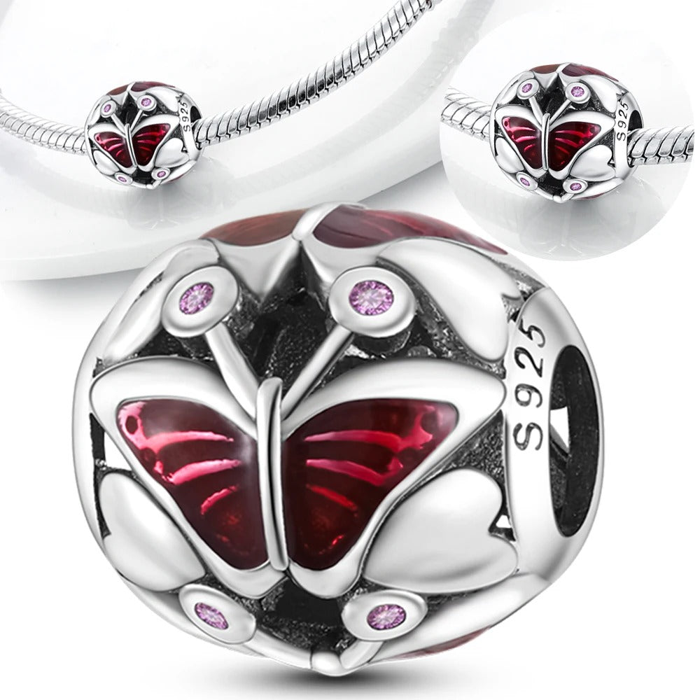 Esfera de Mariposa Roja