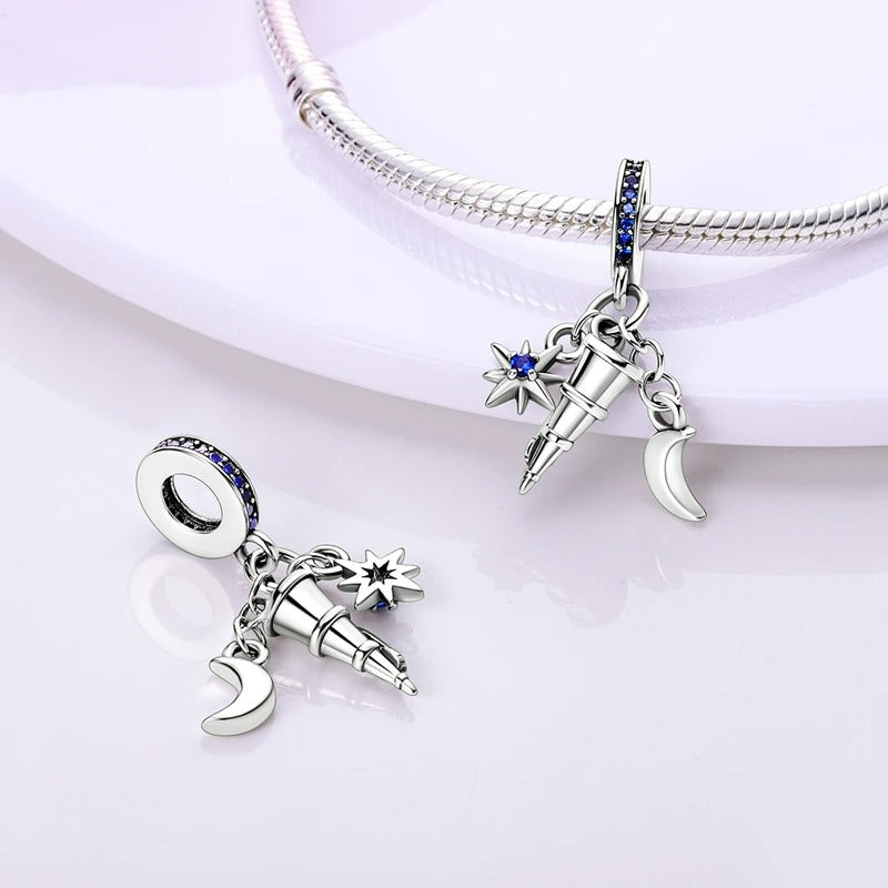 Estrella, Telescopio & Luna "Sky Moon"