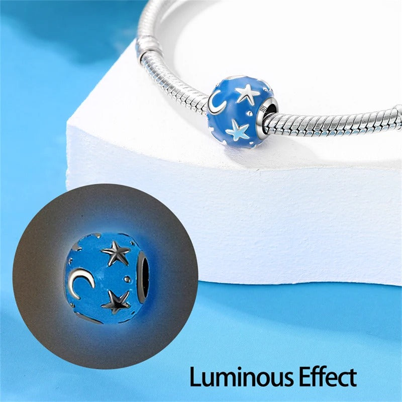 Esfera Luna y Estrellas Fluorescente