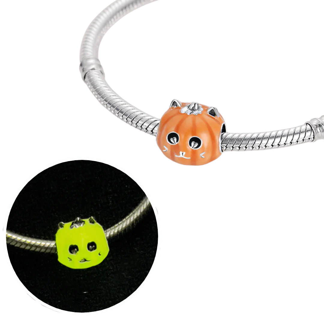 Calabaza de Gatito Fluorescente