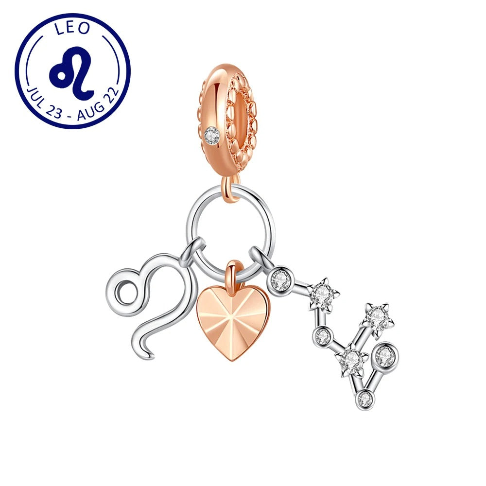 Constelación del Zodíaco Leo y Corazón