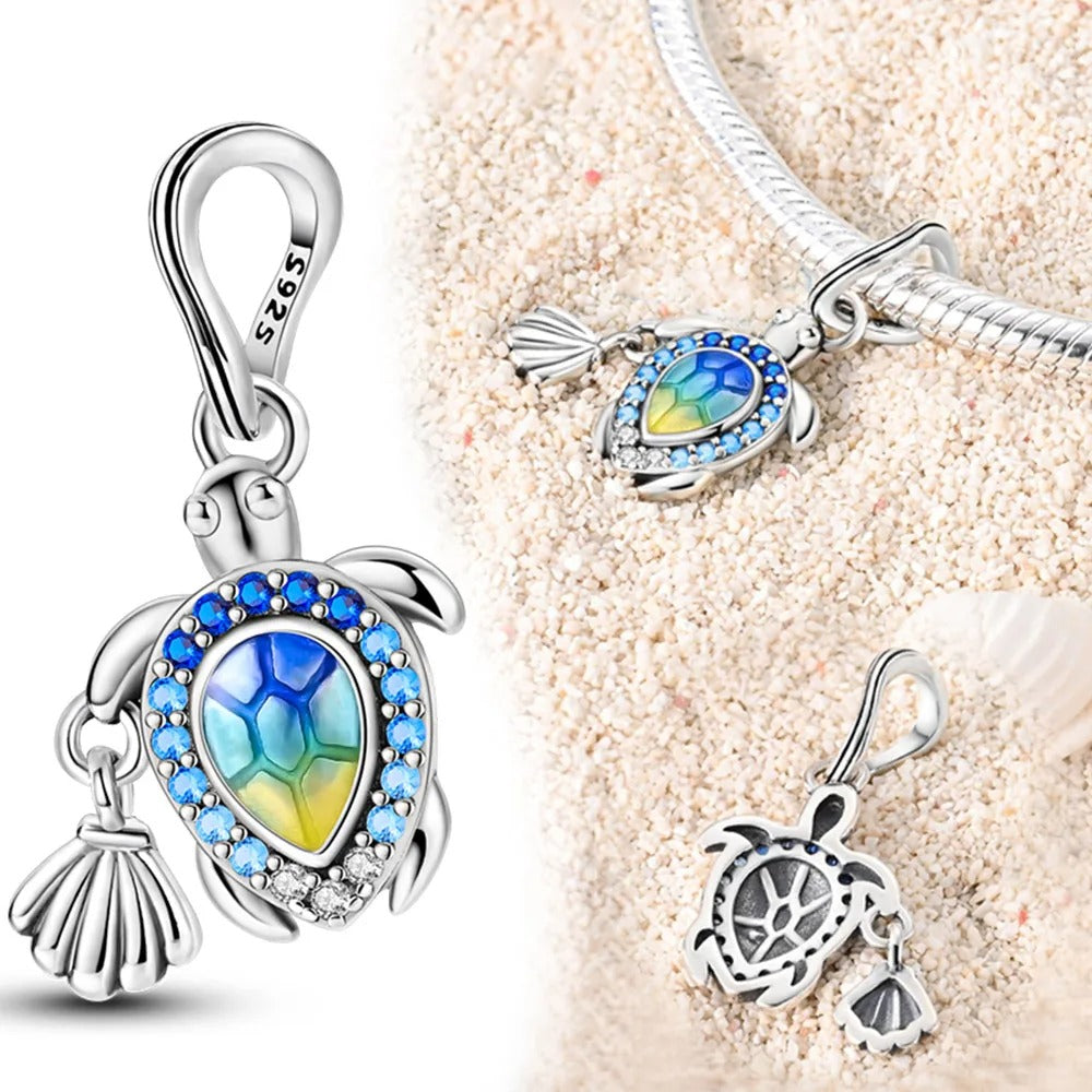 Tortuga Azul y Concha