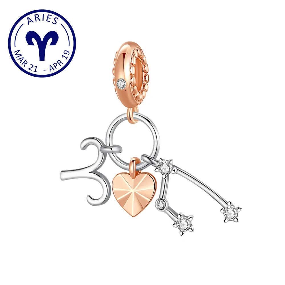 Constelación del Zodíaco Aries y Corazón