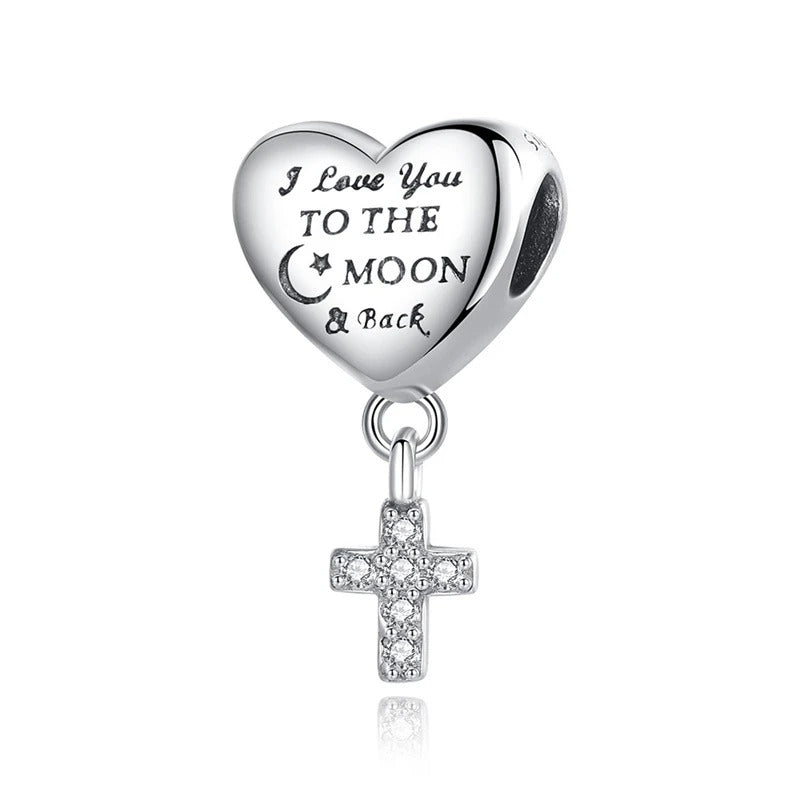Corazón y Cruz "I Love You To The Moon & Back"