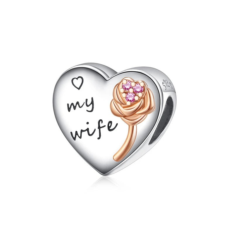 Corazón y Rosa "My Wife"