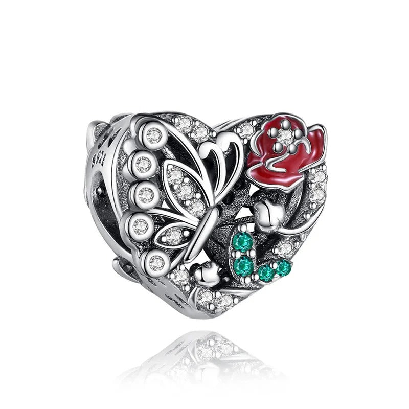 Corazón y Mariposa de Agosto