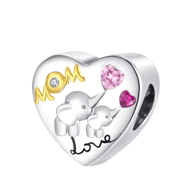 Corazón y Familia de Elefantes