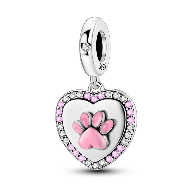 Corazón Huella de Canino