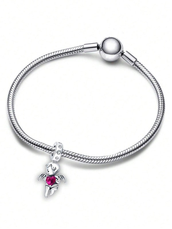 Angelito con Corazon Rosa