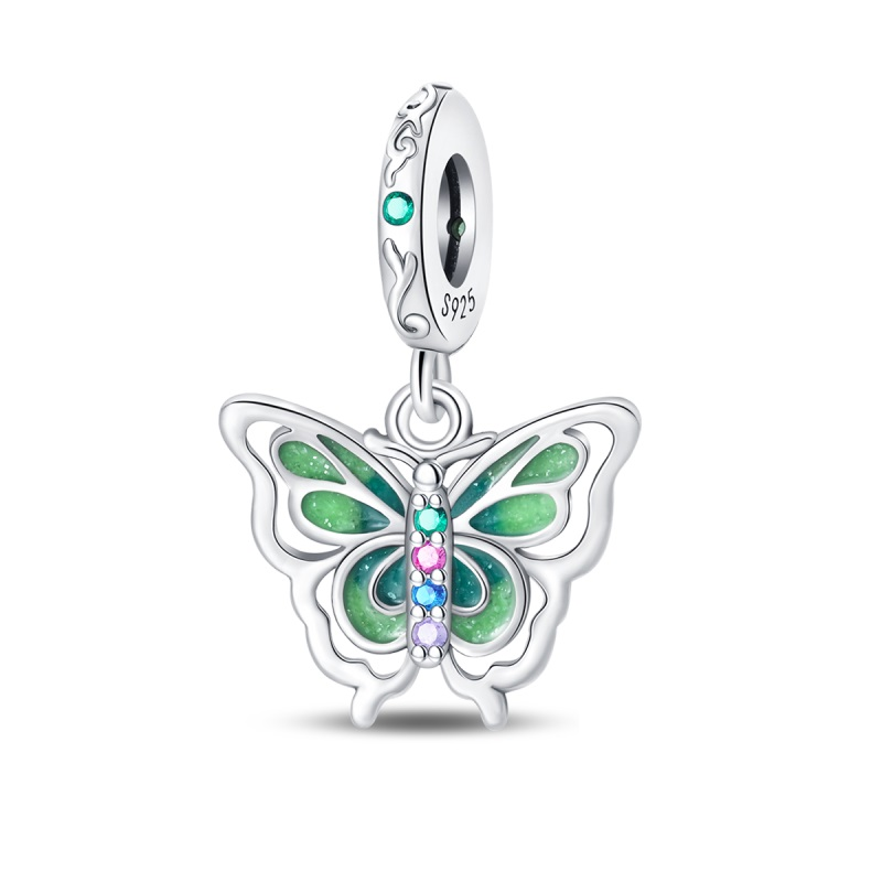 Mariposa Verde Brillante