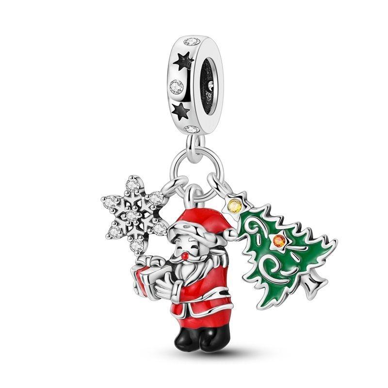 Copo de Nieve, Santa Claus y Árbol de Navidad