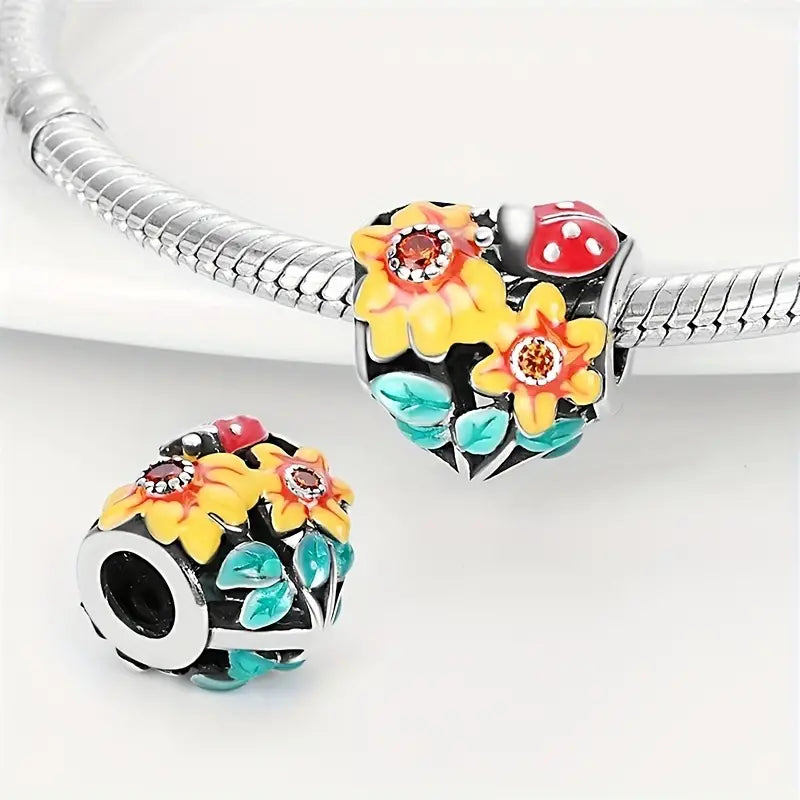 Corazon Flor Amarillla