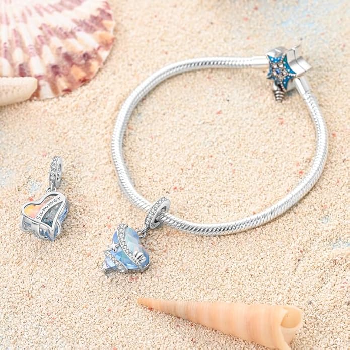 Corazón de Mar Azul