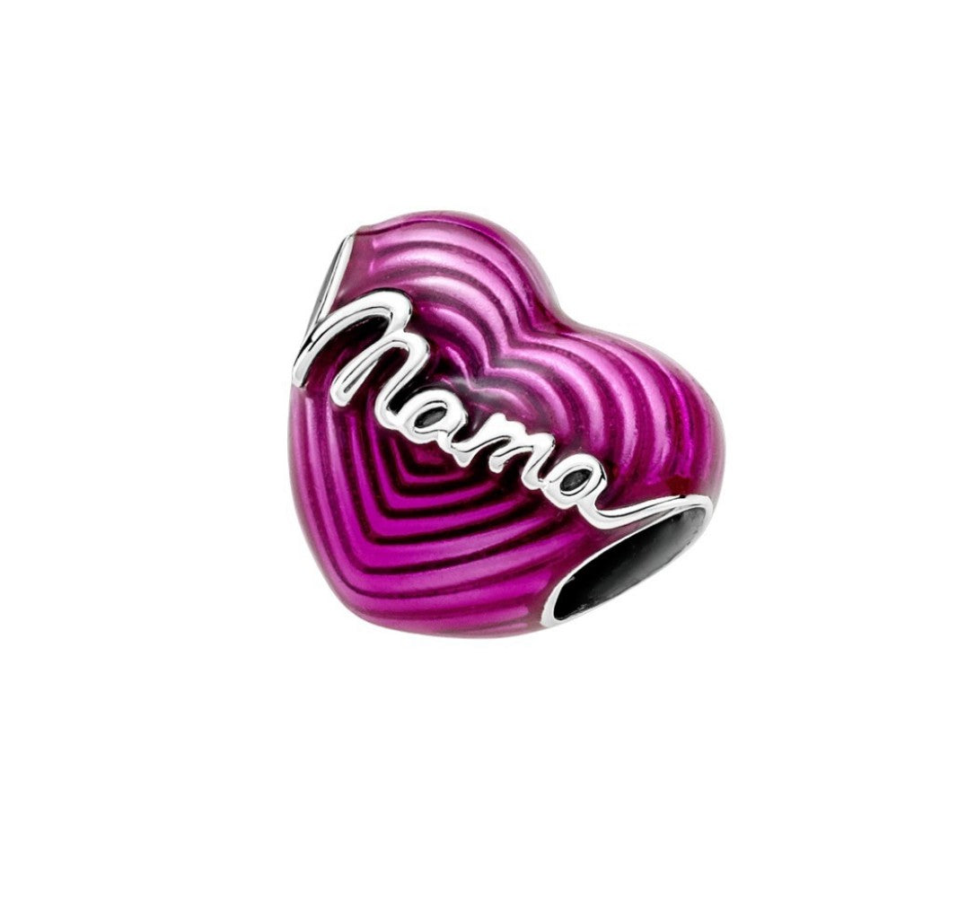 Corazón Rosa Mamá
