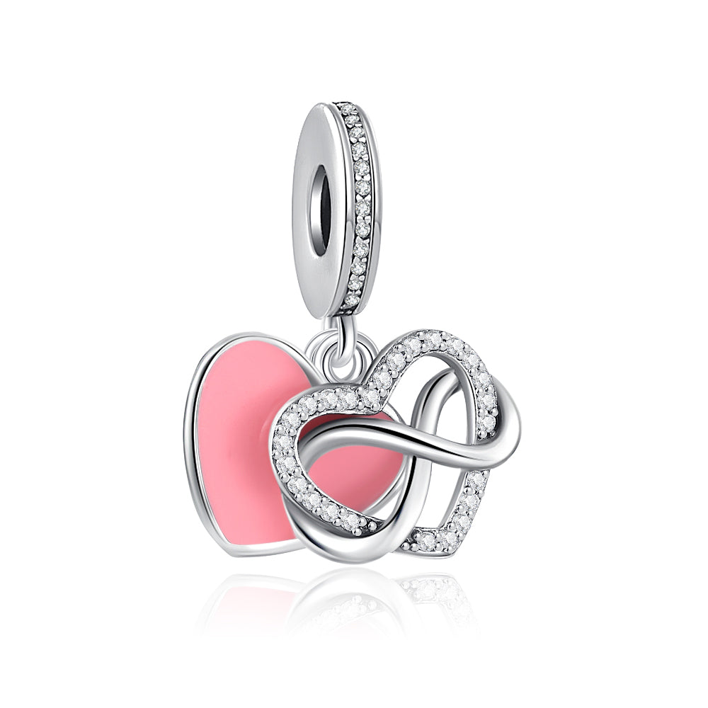 Colgante Corazon + Infinito