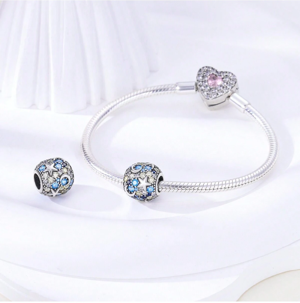 Esfera Luna y Estrellas Diamantado