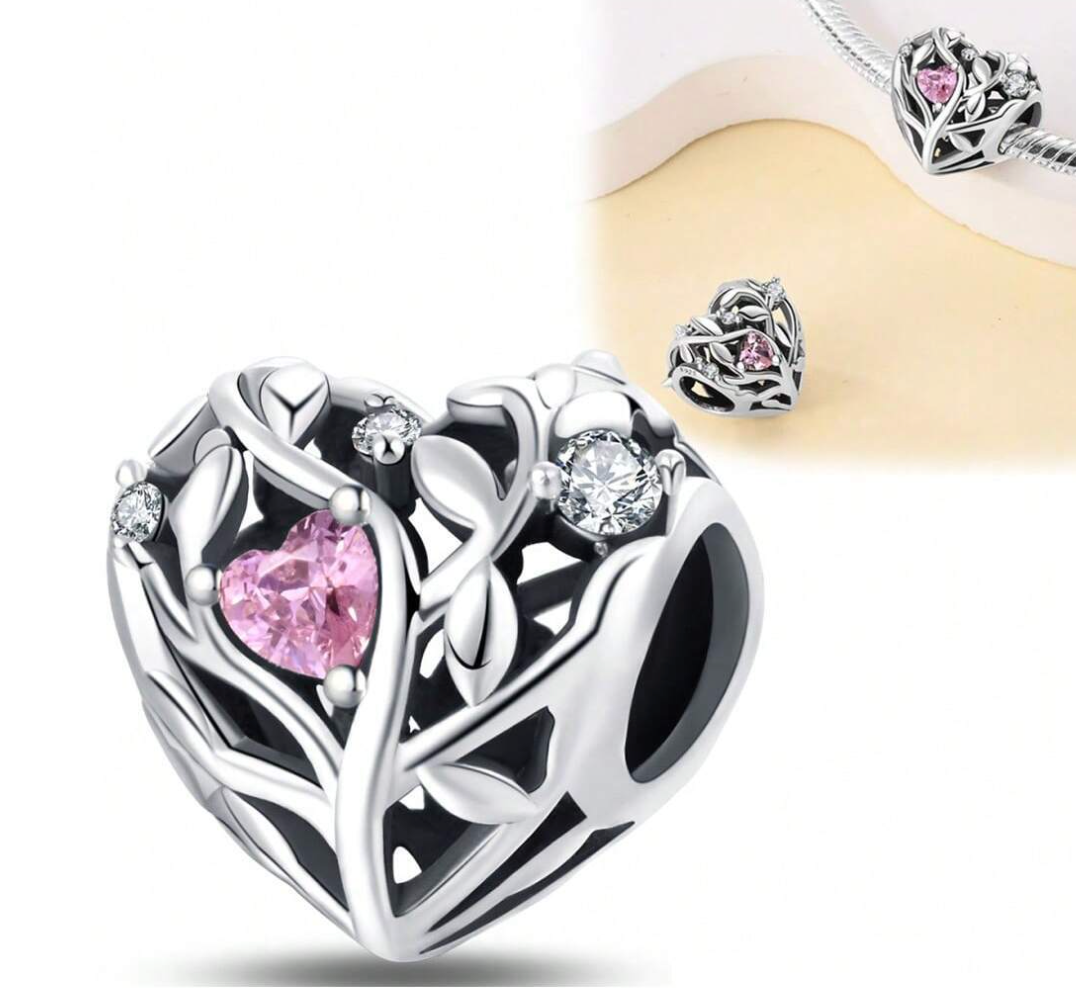 Corazón Floral "Amor Rosa"