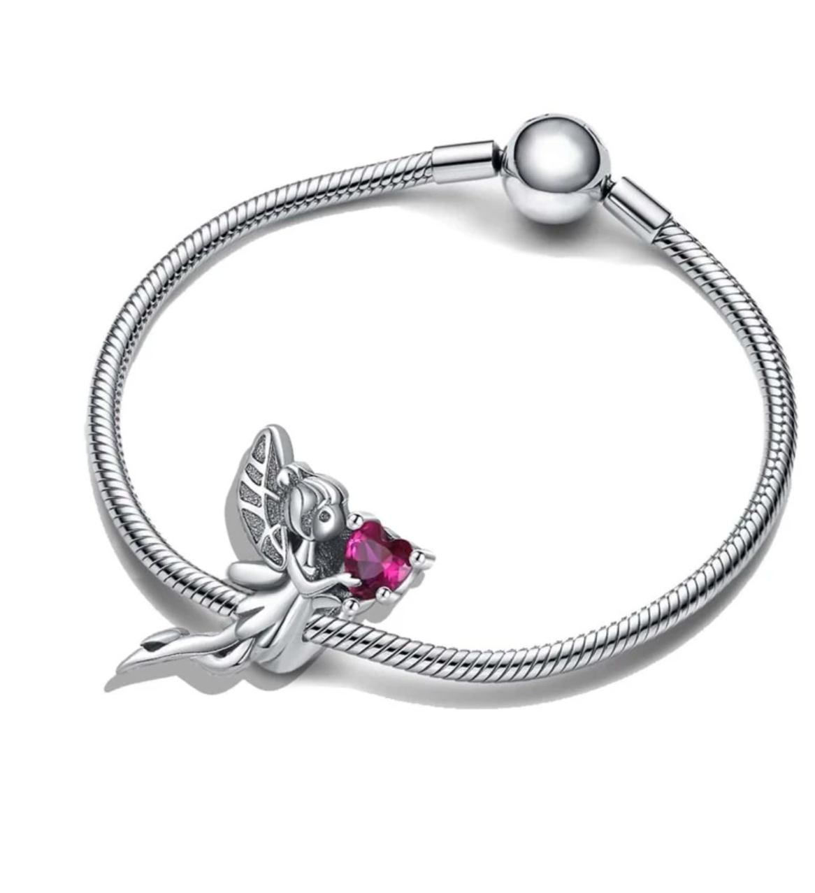 Campanita y Corazón Rosa