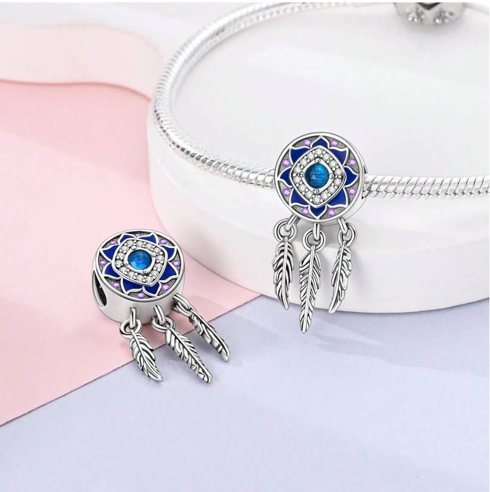 Atrapasueños de Ojo Nazar Azul