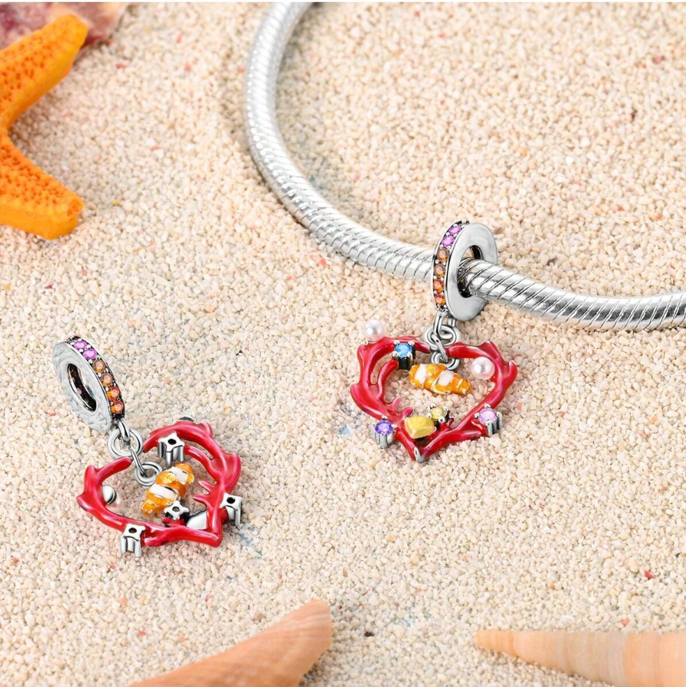 Corazón Coral y Pez Payaso