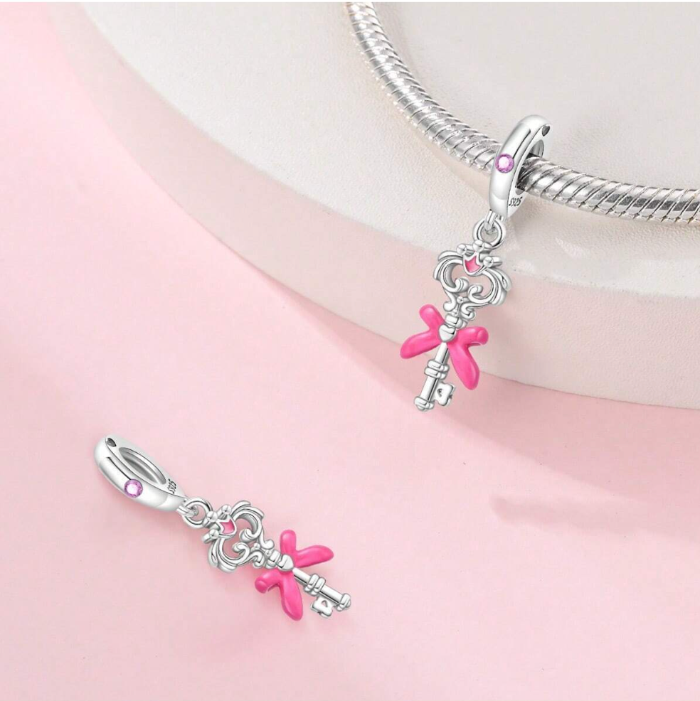 Llave de Moño Rosa