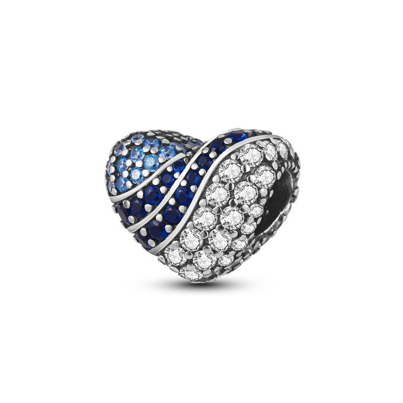 Corazon de Olas Diamantadas