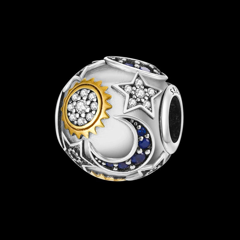 Esfera de Luna & Estrellas Diamantadas