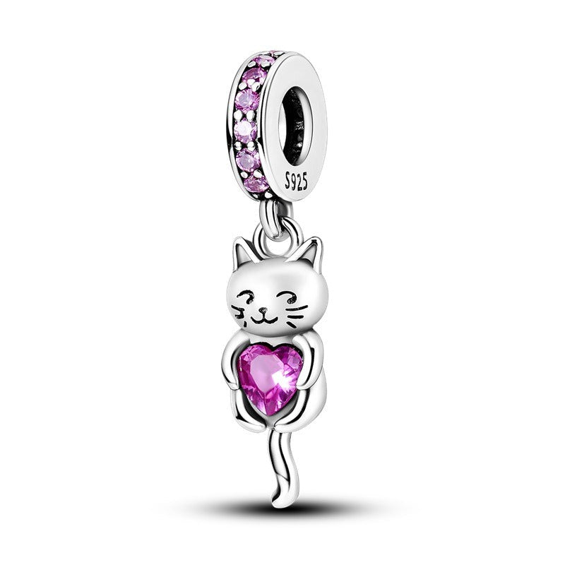 Gatito con Piedrita de Corazon