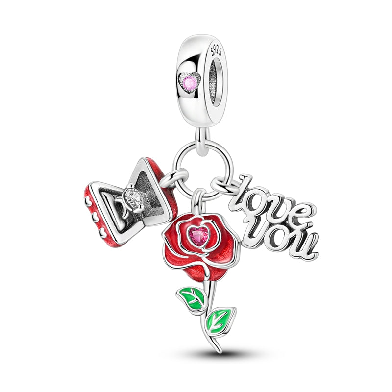 Anillo, Rosa & Love You