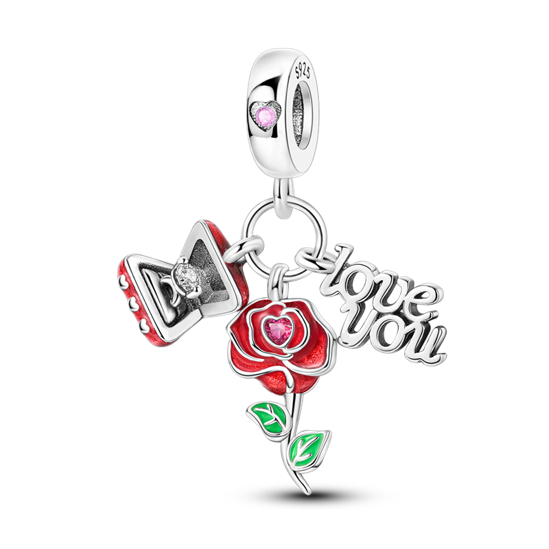 Anillo, Rosa & Love You