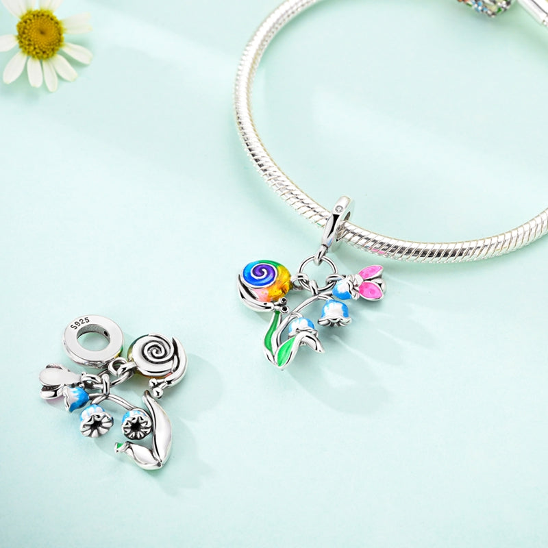 Caracol, Tulipanes & Mariquita
