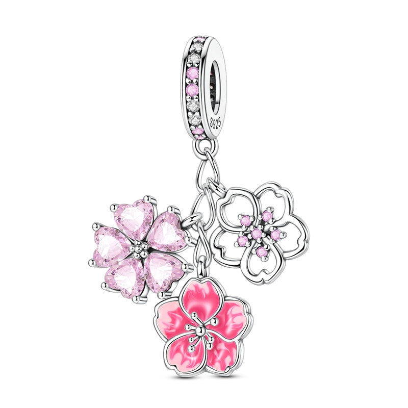 Colgante Flores Rosas