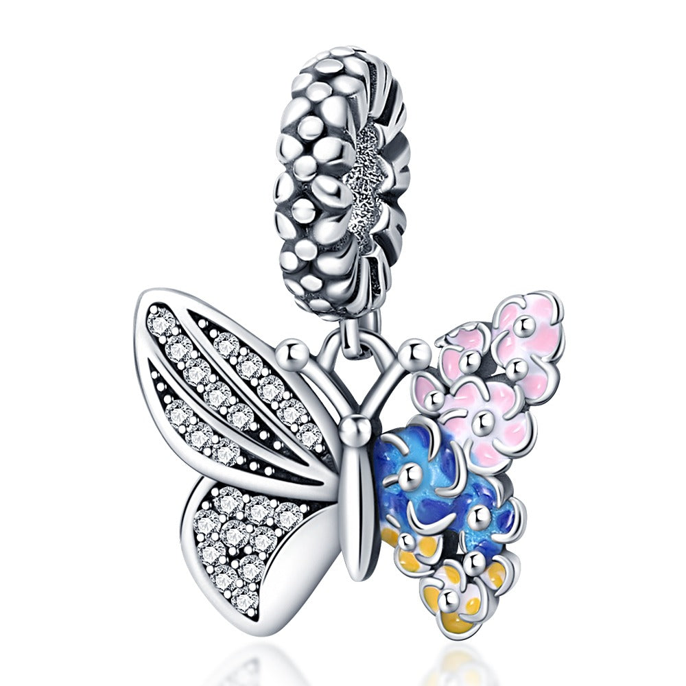 Mariposa con Flores