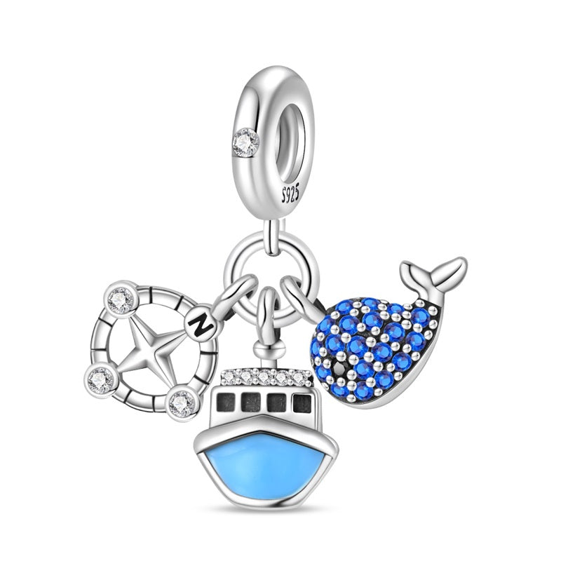 Estrella del Océano, Barco y Ballena Azul