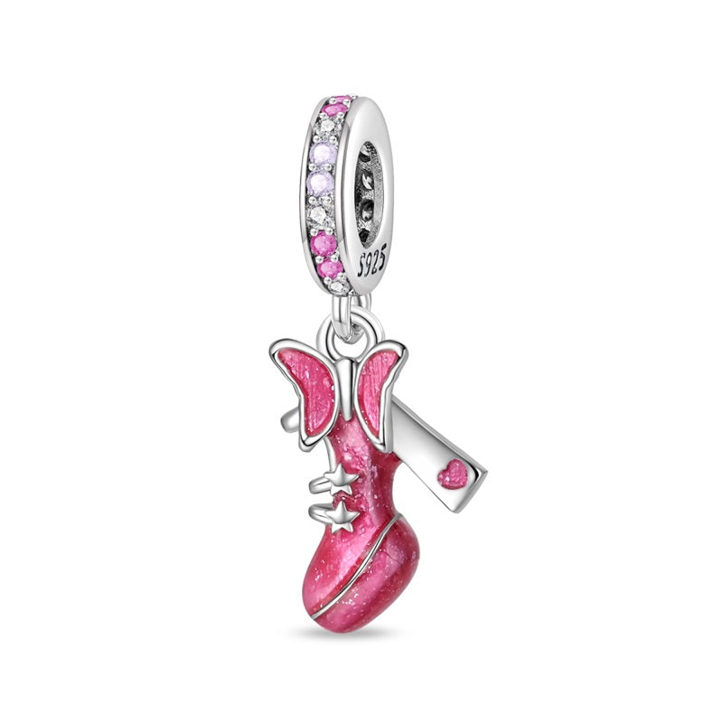 Zapatilla y Mariposa Rosa