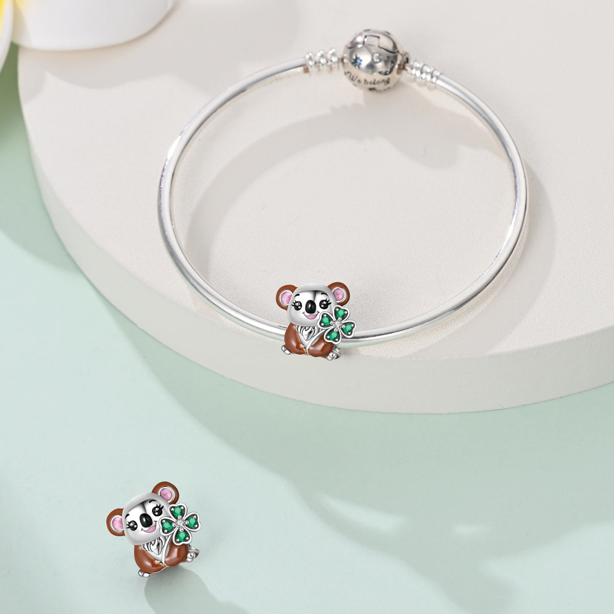 Koala & Trebol De 4 Hojas