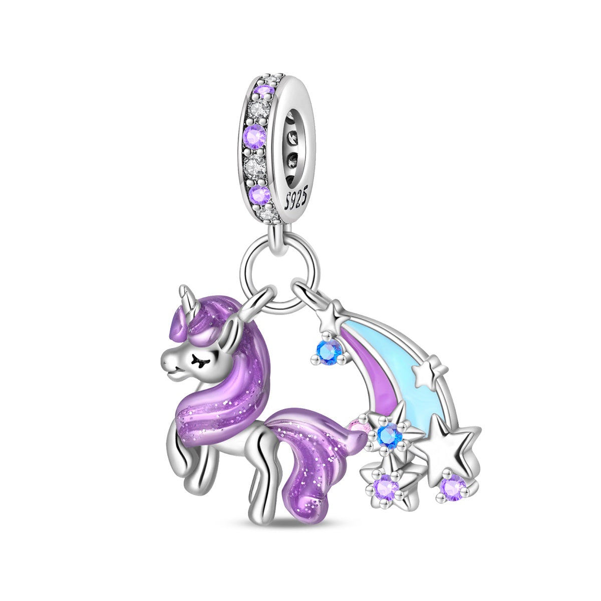 Unicornio Morado & Arcoiris