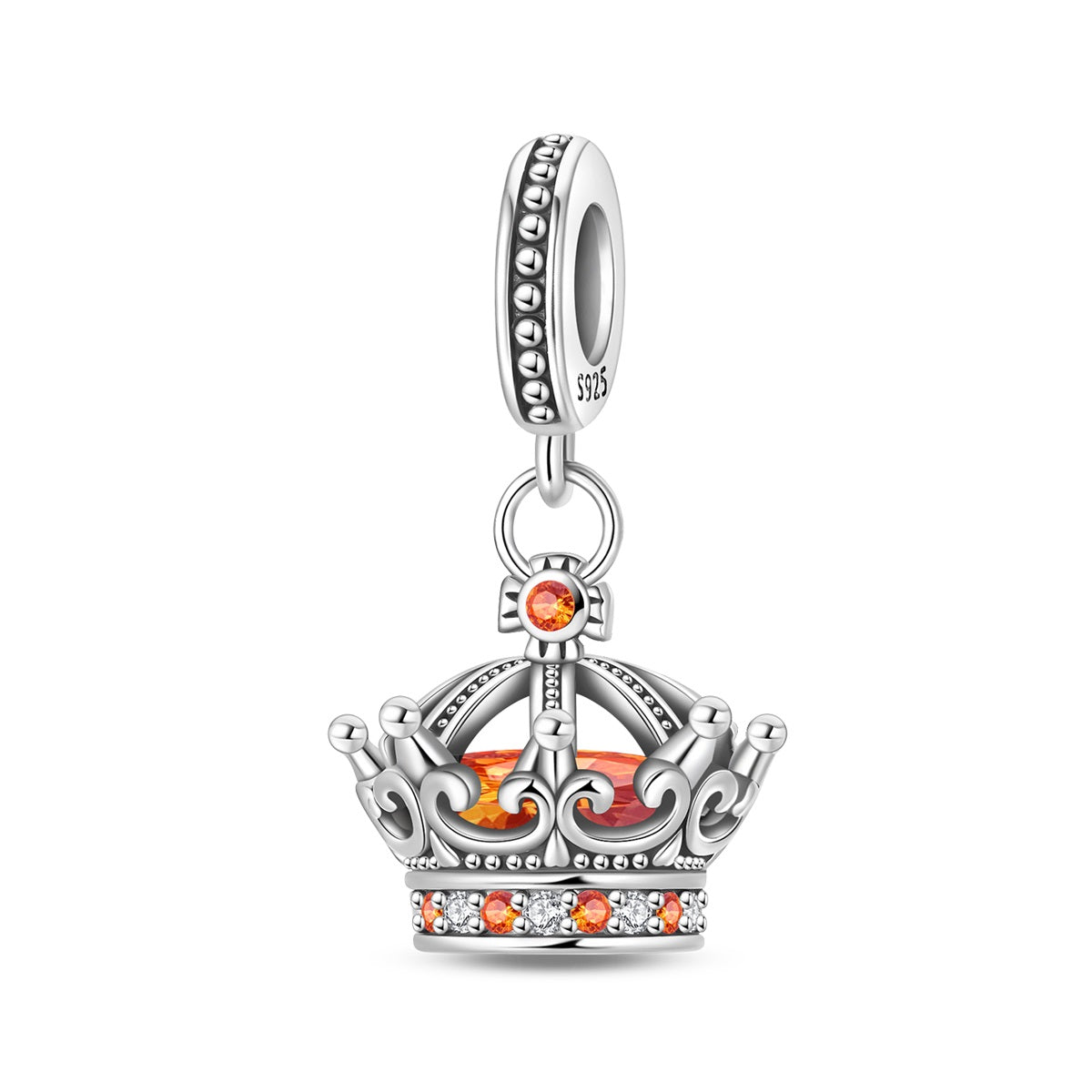 Corona Con Detalles Naranjas
